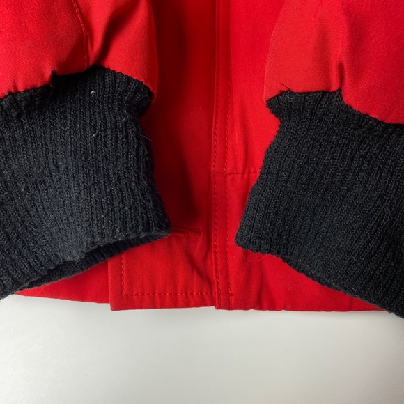 TNA Aritzia Ronne Red Duck Down Parka Coat Jacket - size S - Picture 5 of 14